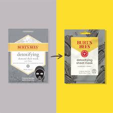 Burt's Bees Detoxifying Charcoal Sheet Mask with Honey single use 1 ct