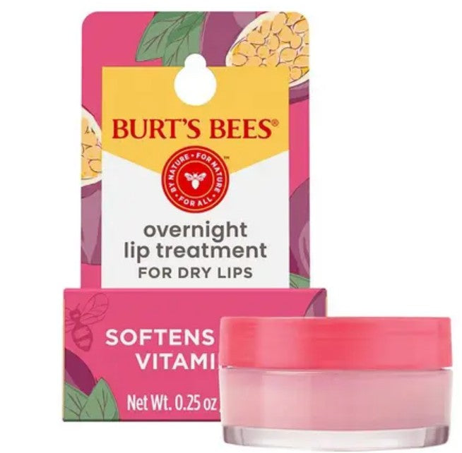Burt's Bees Passionfruit & Chamomile Overnight Lip Treatment 0.25 oz.