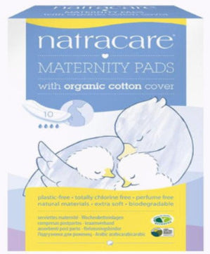 Natracare Extra Long and Wide Maternity Pads 10 count
