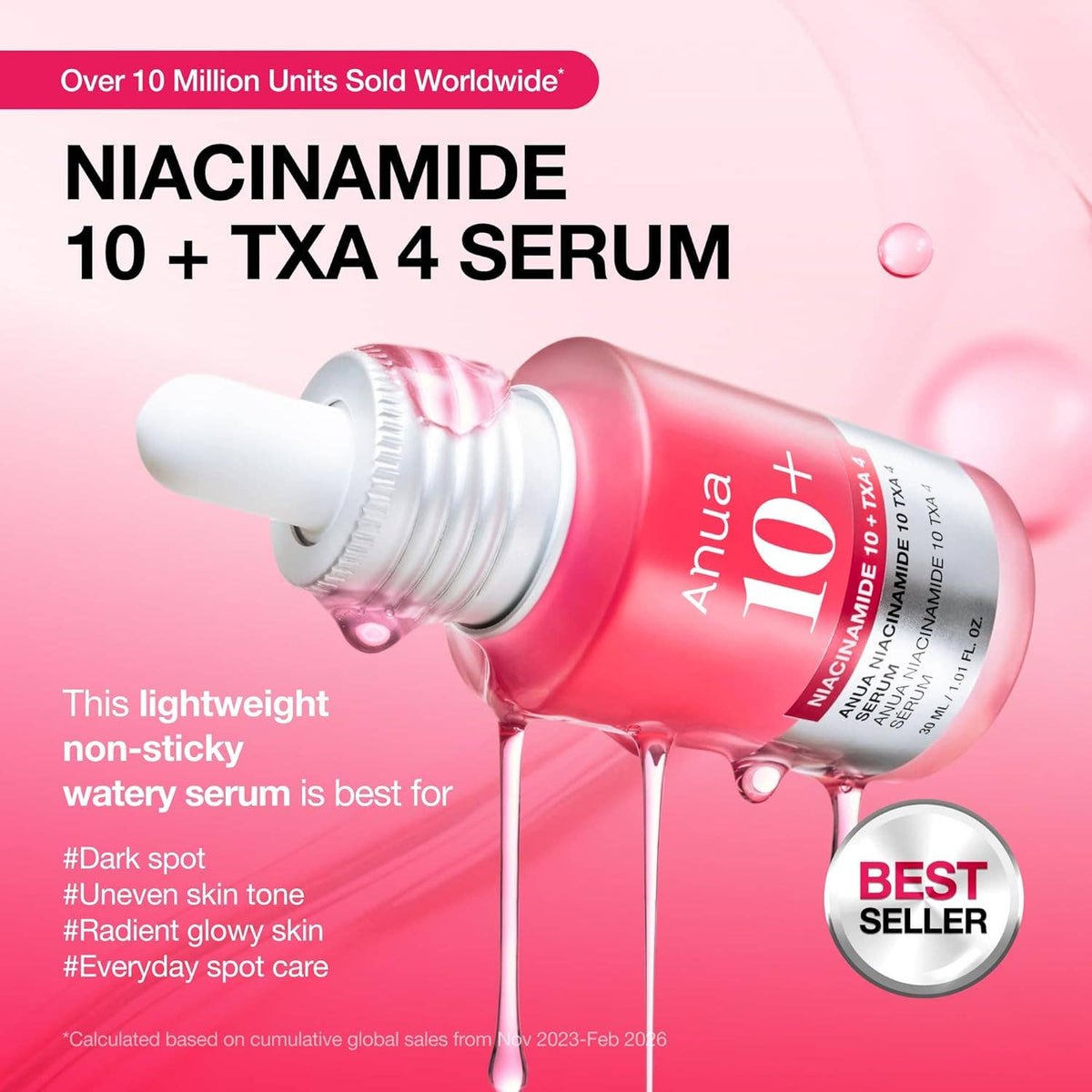 Anua Niacinamide 10 TXA 4 Serum for Brightening and Dark Spots