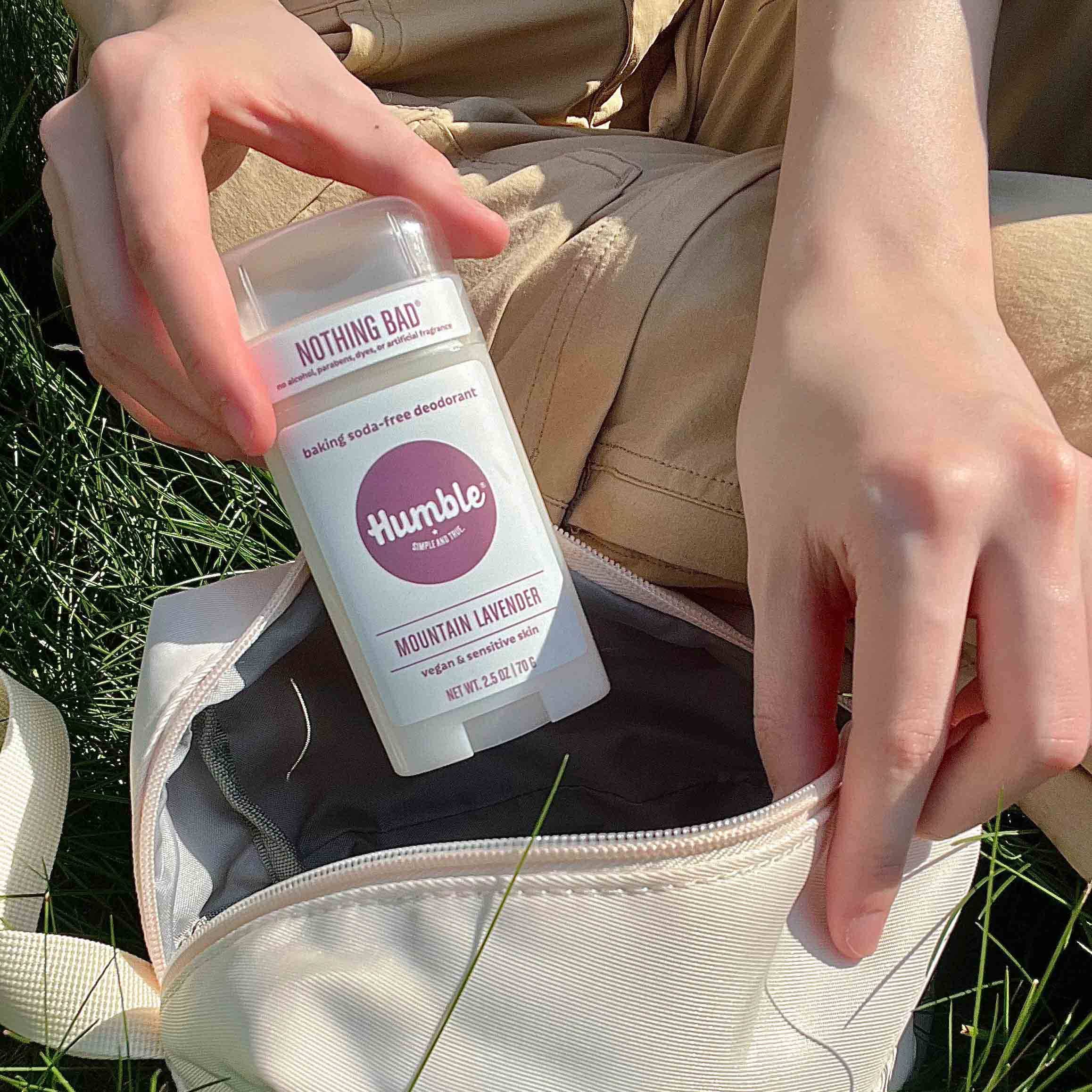 Humble CO. Mountain Lavender Baking Soda-Free For Sensitive Vegan Deodorant 2.5oz