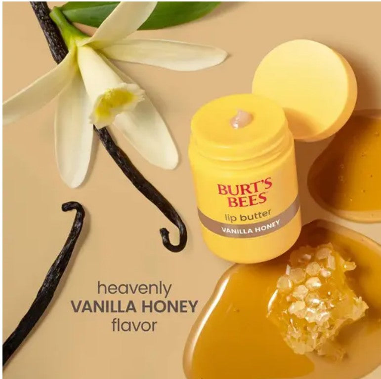 Burt's Bees Vanilla Honey Lip Butter 0.5 oz.