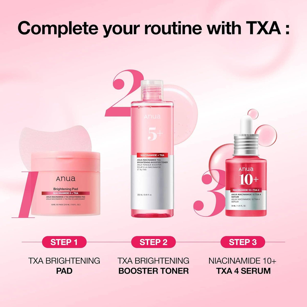 Anua Niacinamide 5 TXA Brightening Pads