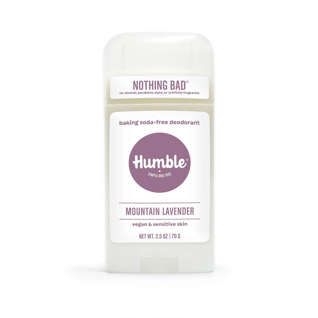Humble CO. Mountain Lavender Baking Soda-Free For Sensitive Vegan Deodorant 2.5oz