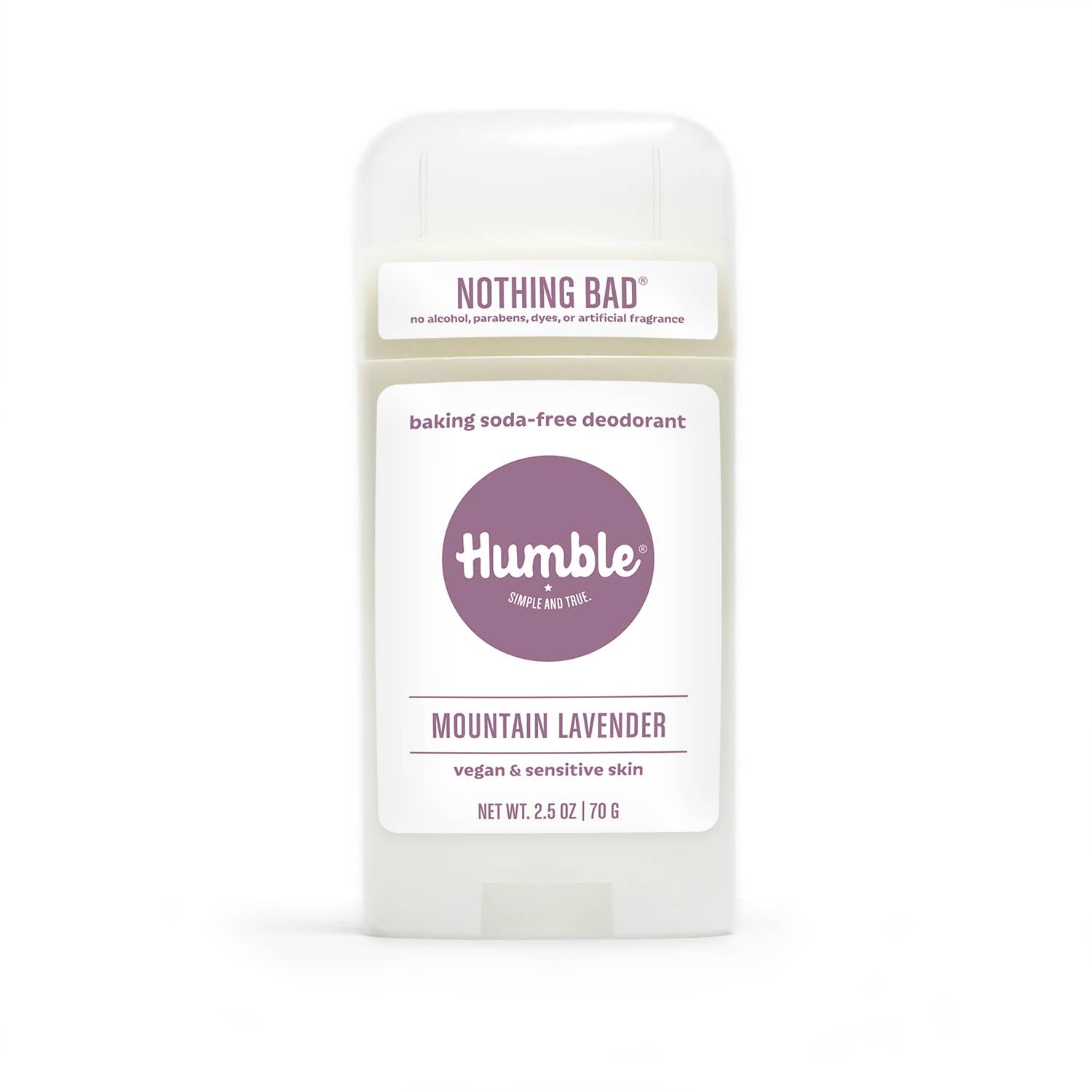 Humble CO. Mountain Lavender Baking Soda-Free For Sensitive Vegan Deodorant 2.5oz
