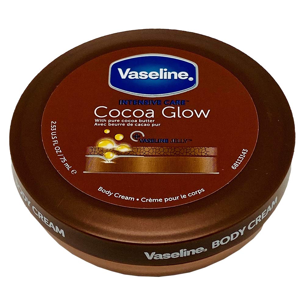 Intensive Care Glow Body Cream - Cocoa by Vaseline for Unisex - 2.53 oz Body Cream