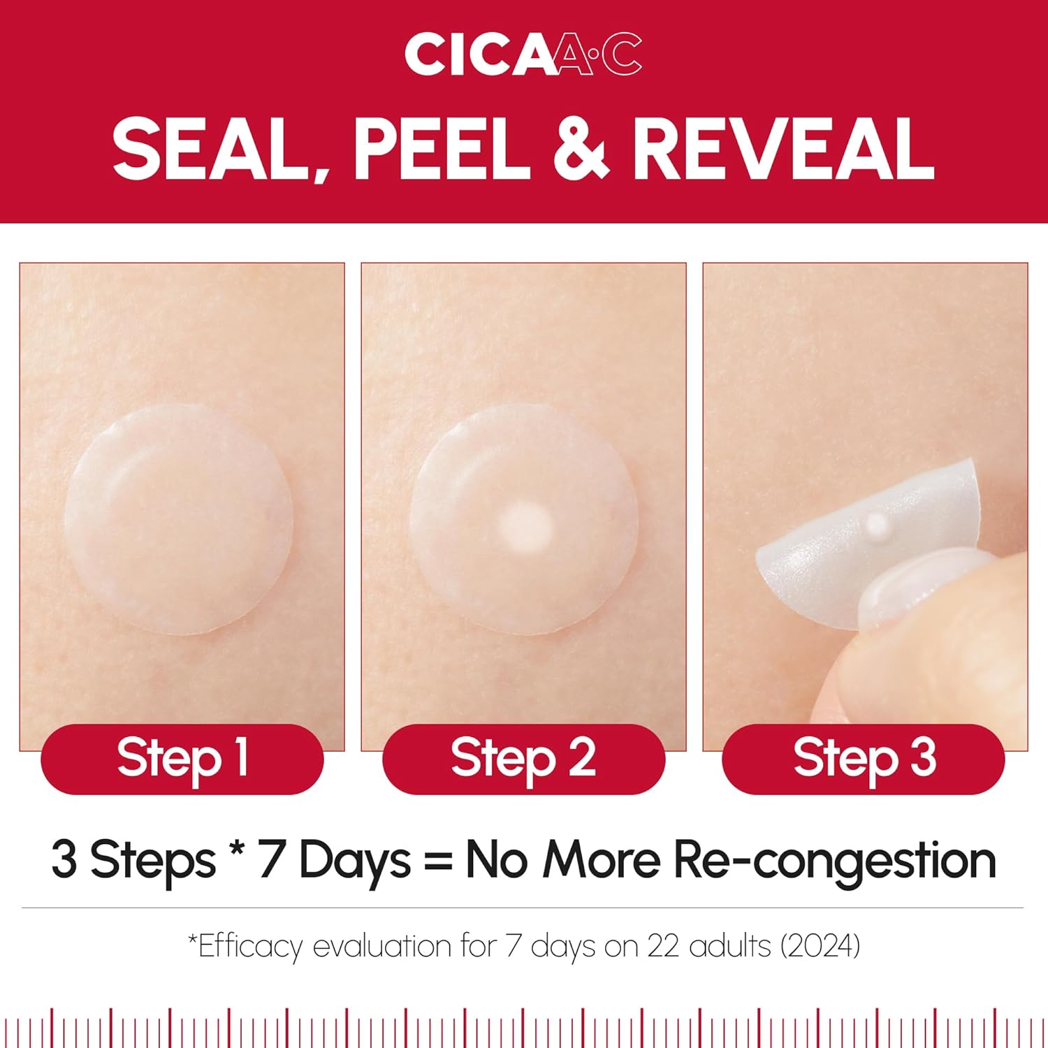 Dermafirm CICA A.C Spot Patch - Korean Skin Care Pimple Patches for Face w/Centella Asiatica - Invisible Vegan Hydrocolloid Pimple Patches - Water Resistant Hydrocolloid 10mm & 12mm (99EA)