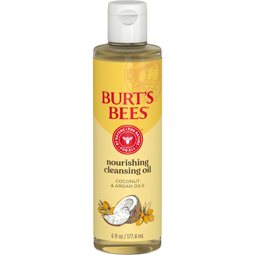 Burt's Bees 100% Natural Facial Cleansing Oil for Normal to Dry Skin, 6 Oz (Package May Vary)