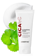 DERMAFIRM Cica AC Cleansing Foam 5.29 oz | Glycolic Acid Face Wash Niacinamide Face Wash Hydrating Facial Cleanser for Oily, Sensitive & Dry Skin | Korean Skincare Water Based Cleanser for Women & Men