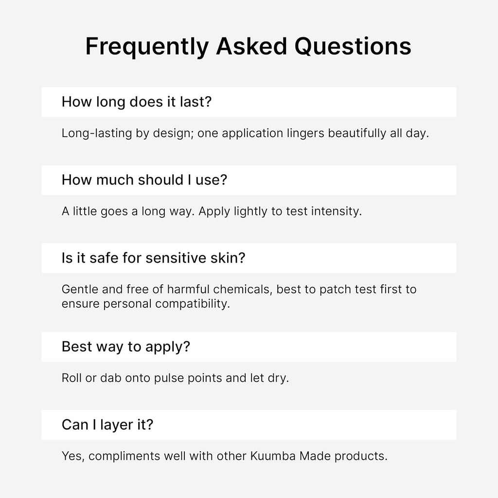 Kuumba Made Vanilla Musk Fragrance Oil, Long-Lasting Scented Oil Perfume Roller, Vegan, Alcohol-Free, 0.15 Fl Oz
