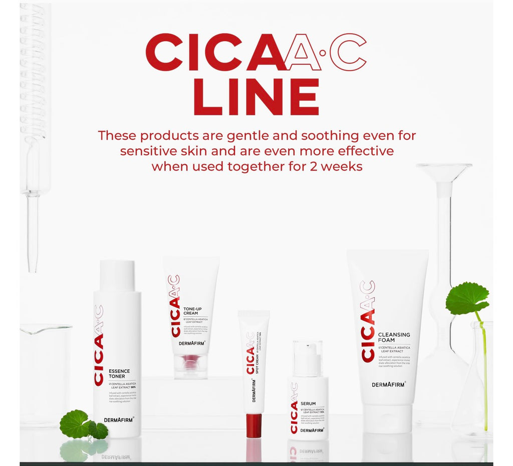 DERMAFIRM Cica AC Vegan Spot Cream With Centella Asiatica for Hydrating Dry Sensitive Skin 0.53 oz