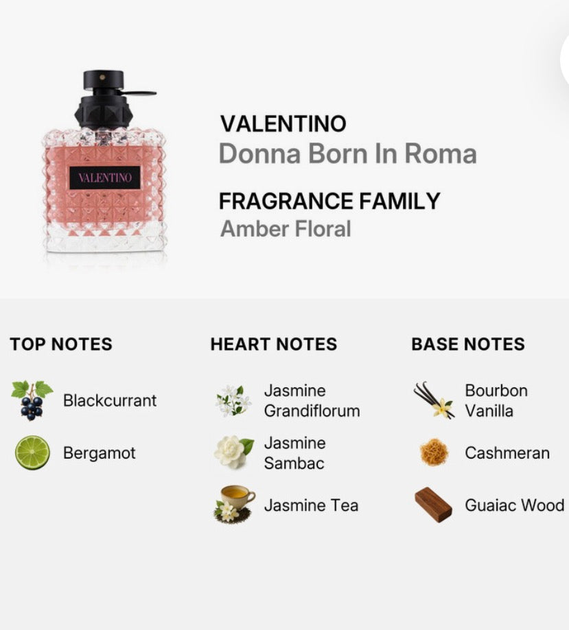 Valentino Donna born in Roma Eau De Parfum (EDP) 3.4oz