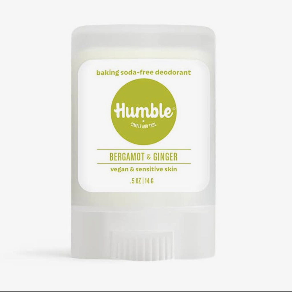 Humble CO. Travel size Bergamot & Ginger Baking Soda-Free For Sensitive Vegan  Deodorant 0.5oz (Copy)