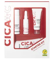 DERMAFIRM CICA AC Vegan  Mini Starter Kit with Centella Asiatica for Dry & Sensitive Skin