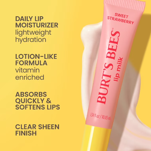 Burt's Bees Strawberry Lip Milk 0.34 oz.