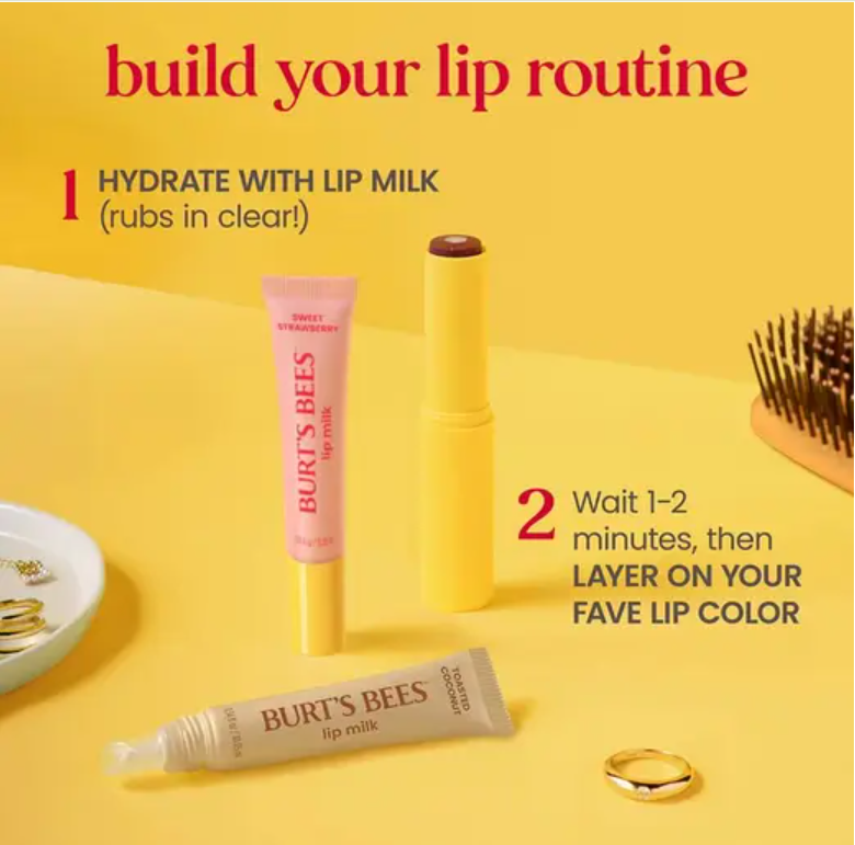 Burt's Bees Strawberry Lip Milk 0.34 oz.