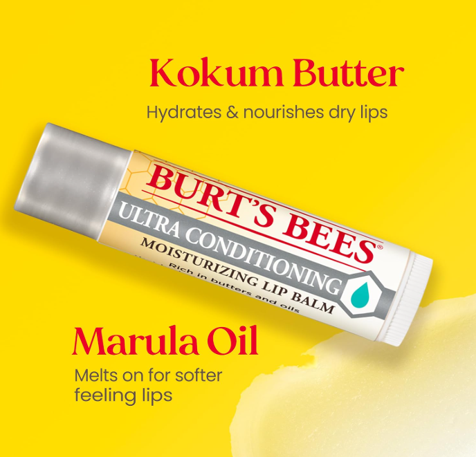 Burt's Bees Ultra Conditioning Lip Balm 2  0.15 oz.