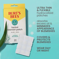 Burt's Bees Clear & Balanced Herbal Blemish Patches 24 count
