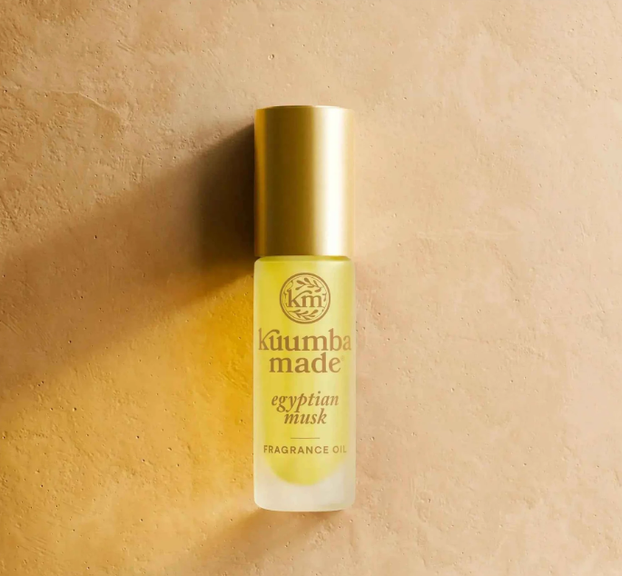 Kuumba Made Egyptian Musk Roll on Fragrance Oil, Vegan, Alcohol-Free, 0.15 Fl Oz