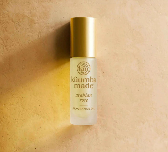 Kuumba Made Arabian Rose Roll on Fragrance Oil, Vegan, Alcohol-Free, 0.15 Fl Oz