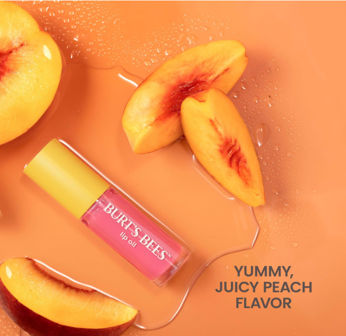 Burt's Bees Pink Sky Lip Oil with Jojoba Oil 0.5 oz.