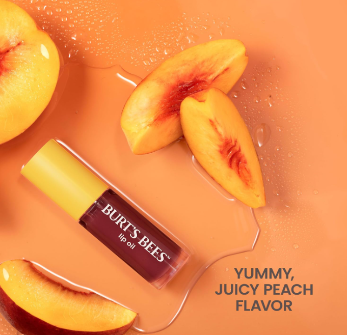 Burt's Bees Plum Twilight Lip Oil with Jojoba Oil 0.5 oz.