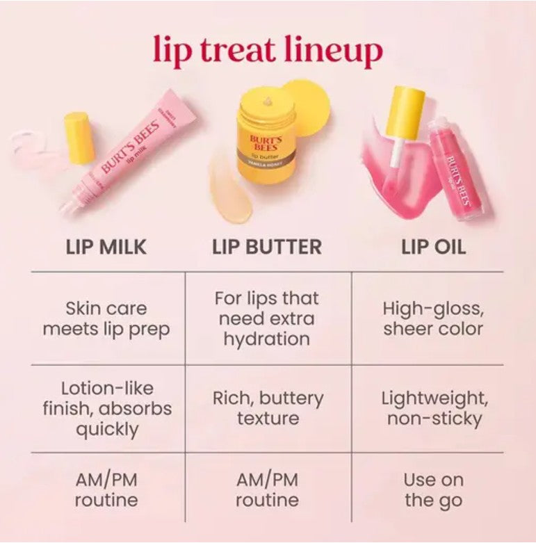 Burt's Bees Strawberry Lip Milk 0.34 oz.