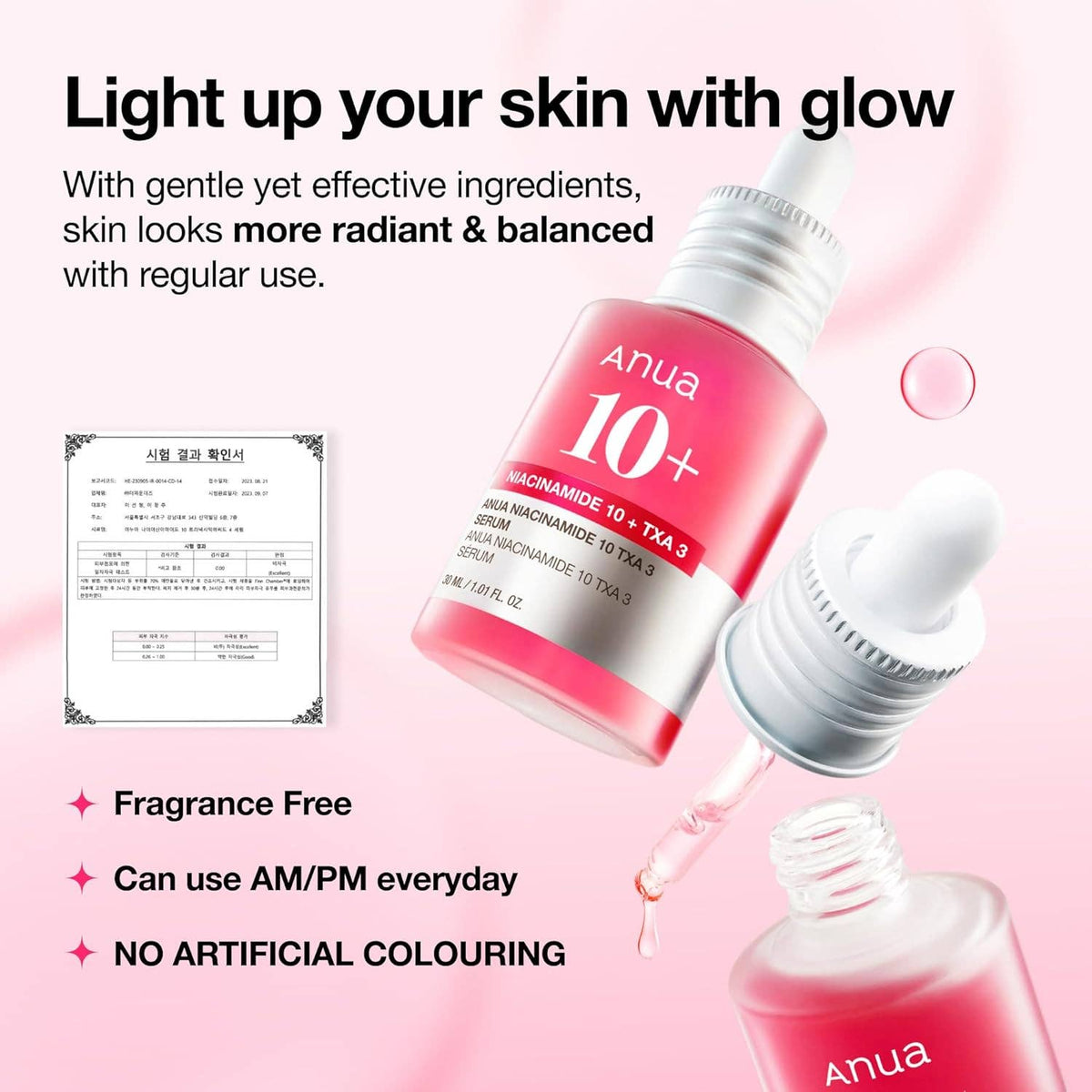 Anua Niacinamide 10 TXA 4 Serum for Brightening and Dark Spots