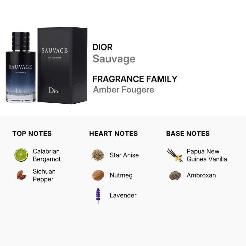 Dior Sauvage eau de parfum 3.4oz